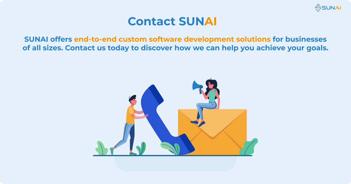 SUNAI Custom Software Development Solutions Contact Us Now